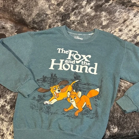 Disney The Fox and The Hound sweatshirt - Picture 1 of 3